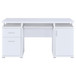 Tracy - 2-Drawer Office Computer Desk - White
