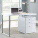 Brennan - 3-Drawer Office Computer Desk - White