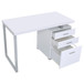 Brennan - 3-Drawer Office Computer Desk - White