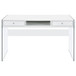 Dobrev - 2-Drawer Writing Desk - White High Gloss