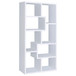 Theo - 7-Shelf Bookshelf - White