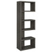 Joey - 5-Shelf Bookshelf - Weathered Gray