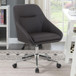 Jackman - Upholstered Adjustable Home Office Desk Chair - Brown