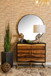 Zara - 40" 2-Door Wood Accent Storage Cabinet - Black Walnut