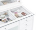 Acena - 7-Drawer Vanity Set With Lighting - White High Gloss