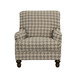 Glenn - Upholstered English Arm Accent Chair - Gray