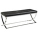 Walton - Leatherette Upholstered Tufted Accent Bench - Black