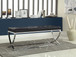 Walton - Leatherette Upholstered Tufted Accent Bench - Black