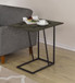 Carly - Expandable Engineered Wood C-Shaped Side Table - Gray