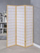 Carrie - 3-Panel Room Divider Folding Shoji Screen - Natural