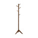 Devlin - 6 Hook Freestanding Wood Coat Rack Hat Hanger - Walnut