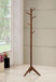 Devlin - 6 Hook Freestanding Wood Coat Rack Hat Hanger - Walnut