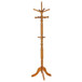 Achelle - 11 Hook Freestanding Coat Rack Hat Hanger - Golden Brown