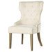 Baney - Tufted Upholstered Dining Chair - Beige And Rustic Gray