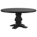 Florence - Round Pedestal Base Dining Table - Black