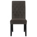 Alana - Velvet Upholstered Dining Side Chair (Set of 2) - Brown