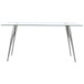 Gilman - Rectangular Glass Top Dining Table - Chrome