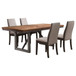 Spring Creek - 5 Piece Rectangular Dining Table Set - Taupe