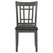 Lavon - Wood Dining Side Chair (Set of 2) - Medium Gray And Black