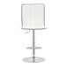 Ashbury - Upholstered Adjustable Bar Stool (Set of 2) - White