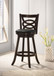 Calecita - Wood Swivel Bar Stool (Set of 2) - Cappuccino