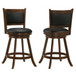 Broxton - Upholstered Swivel Counter Chair (Set of 2) - Chestnut