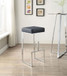 Gervase - Square Bar Stool - Black And Chrome