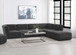 Sunny - 6 Piece Upholstered Modular Sectional Sofa - Charcoal