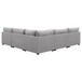 Cambria - Upholstered 5 Piece Modular Sectional Sofa - Gray