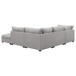 Cambria - 5 Piece Upholstered Modular Sectional Sofa - Gray
