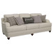 Glenn - 2 Piece Upholstered Sofa Set - Light Gray And Gray