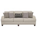 Glenn - 3 Piece Upholstered Sofa Set - Light Gray And Gray