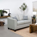 Salizar - Upholstered Flared Arm Loveseat - Sand