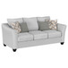 Salizar - 3 Piece Upholstered Flared Arm Sofa Set - Sand