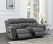 Bahrain - Upholstered Motion Loveseat - Charcoal