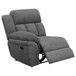 Bahrain - Upholstered Motion Loveseat - Charcoal
