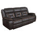 Greer - Upholstered Motion Reclining Sofa - Brown