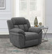 Bahrain - Upholstered Power Glider Recliner - Charcoal