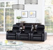 Cyrus - 3 Piece Upholstered Home Theater Seating - Black