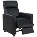 Toohey - 7 Piece 4-Seater Upholstered Tufted Recliner Living Room Set - Black