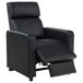 Toohey - 5 Piece 4-Seater Upholstered Tufted Recliner Living Room Set - Black