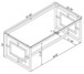 Merced - Rectangular Glass Top Coffee Table - Nickel