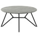 Hadi - Round Smart Top Coffee Table - Cement