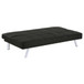 Joel - Upholstered Tufted Convertible Sofa Bed - Black