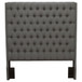 Camille - Upholstered Eastern King Panel Headboard - Gray