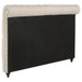 Devon - Upholstered Eastern King Panel Headboard - Beige