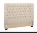 Chloe - Upholstered Full Panel Headboard - Oatmeal