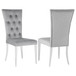 Kerwin - Velvet Upholstered Dining Side Chair (Set of 2) - Gray
