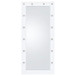 Zayan - Floor LED Lighting White Gloss - Mirror