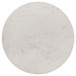 Aldis - Round Marble Top Side End Table - White And Natural